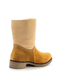 Желтые кожаные полусапоги от HCS