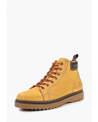 Мужские желтые кожаные рабочие ботинки от Lumberjack