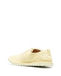 Желтые кожаные туфли дерби от Marsèll