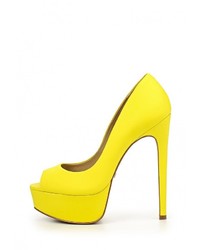 Желтые кожаные туфли от Buffalo London