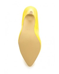 Желтые кожаные туфли от Catherine