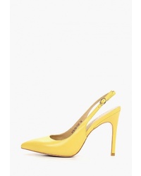 Желтые кожаные туфли от Dolce Vita