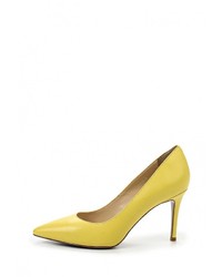 Желтые кожаные туфли от El'Rosso