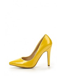 Желтые кожаные туфли от Guapissima