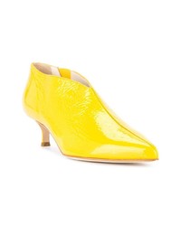 Желтые кожаные туфли от Tibi