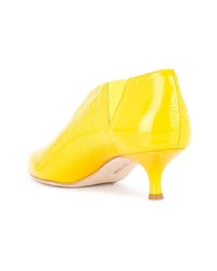 Желтые кожаные туфли от Tibi