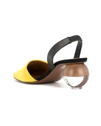 Желтые кожаные туфли от Neous
