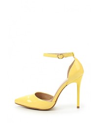 Желтые кожаные туфли от Mada-Emme