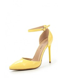 Желтые кожаные туфли от Mada-Emme