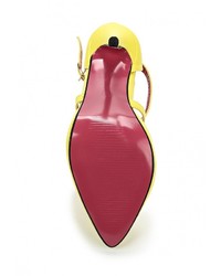 Желтые кожаные туфли от Malien