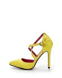 Желтые кожаные туфли от Malien