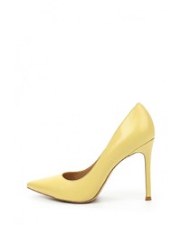 Желтые кожаные туфли от Mascotte