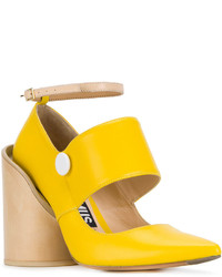 Желтые кожаные туфли от Jacquemus