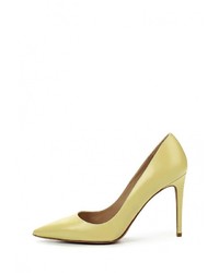 Желтые кожаные туфли от Pura Lopez