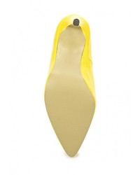 Желтые кожаные туфли от Sergio Todzi