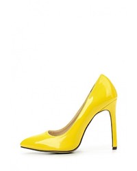 Желтые кожаные туфли от Sergio Todzi