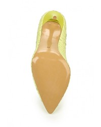 Желтые кожаные туфли от Shoobootique