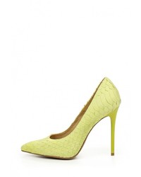 Желтые кожаные туфли от Shoobootique