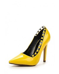 Желтые кожаные туфли от Stella Rossa