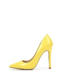 Желтые кожаные туфли от Super Mode