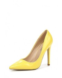 Желтые кожаные туфли от Super Mode
