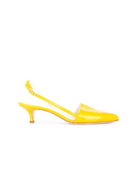 Желтые кожаные туфли от Tibi
