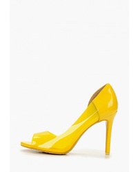 Желтые кожаные туфли от Tulipano