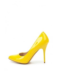 Желтые кожаные туфли от Wilmar