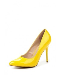 Желтые кожаные туфли от Wilmar