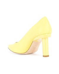 Желтые кожаные туфли от Tibi