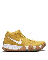 Мужские желтые кроссовки с принтом от Nike