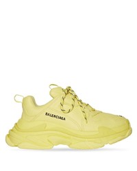 Мужские желтые кроссовки от Balenciaga