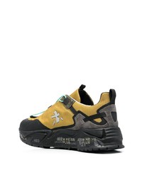 Мужские желтые кроссовки от Premiata