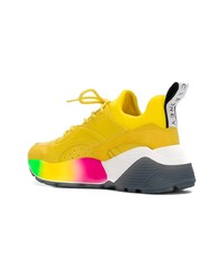 Женские желтые кроссовки от Stella McCartney