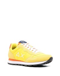 Мужские желтые кроссовки от Sun 68