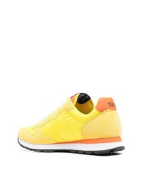 Мужские желтые кроссовки от Sun 68