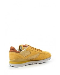 Женские желтые кроссовки от Reebok Classics