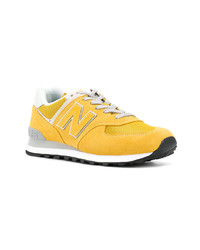 Мужские желтые кроссовки от New Balance