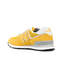 Мужские желтые кроссовки от New Balance
