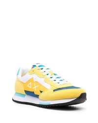 Мужские желтые кроссовки от Sun 68