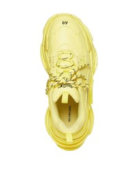 Мужские желтые кроссовки от Balenciaga