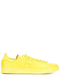 Мужские желтые низкие кеды от Adidas By Raf Simons