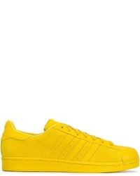 Мужские желтые низкие кеды от adidas
