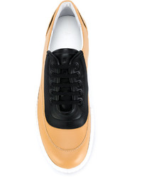 Мужские желтые низкие кеды от Marni