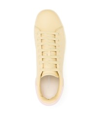 Мужские желтые низкие кеды от Raf Simons