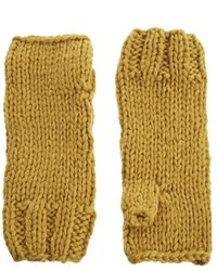 Мужские желтые перчатки от Selected