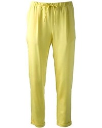 Желтые пижамные штаны