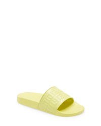 Желтые резиновые сандалии