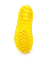 Женские желтые резиновые сапоги от Crocs