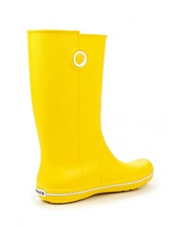 Женские желтые резиновые сапоги от Crocs